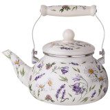 Чайник эмалированный серия "FLOWER STORY", 2,3 л AGNESS 943-092