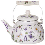 Чайник эмалированный серия "FLOWER STORY", 2,6 л AGNESS 943-093