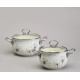 Набор кастрюль эмалированный, серия "DANDELION" 4пр. 2,0/2,8л диа.18/20см AGNESS 943-100