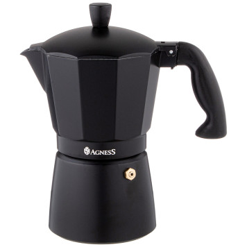 Кофеварка гейзерная "BONJOUR", 300 мл на 6 чашек AGNESS 944-011