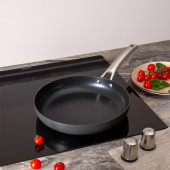 Сковорода c антипригар. 3х слойным покрыт. daikin, серия " CHEF" 28*5.0cm, анодирован.алюминий AGNESS 947-109