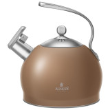 Чайник со свистком 3, 2л, термоаккумулирующее дно, 304 сталь, индукция AGNESS 948-1002