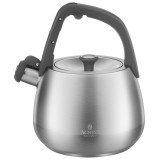 Чайник со свистком 2, 5л, термоаккумулирующее дно, 304 сталь, индукция AGNESS 948-1004