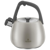 Чайник со свистком 2, 5л, термоаккумулирующее дно, 304 сталь, индукция AGNESS 948-1005