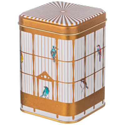 Набор емкостей для хранения "PARADISE BIRD" из 3-х штук, 9х9х12,5 см, 1л AGNESS 949-043-1