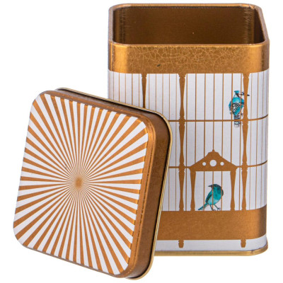 Набор емкостей для хранения "PARADISE BIRD" из 3-х штук, 7,5х7,5х10,2 см, 0,5л AGNESS 949-044-1