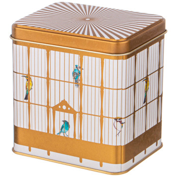 Набор емкостей для хранения "PARADISE BIRD" из 3-х штук, 8х12х12 см, 1л AGNESS 949-045-1