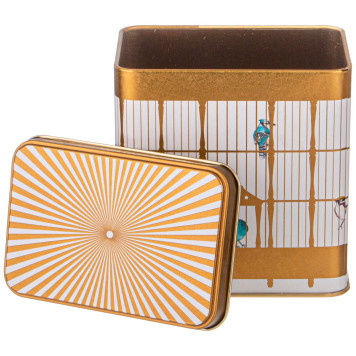 Набор емкостей для хранения "PARADISE BIRD" из 3-х штук, 8х12х12 см, 1л AGNESS 949-045-2