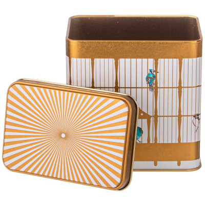 Набор емкостей для хранения "PARADISE BIRD" из 3-х штук, 8х12х12 см, 1л AGNESS 949-045-2