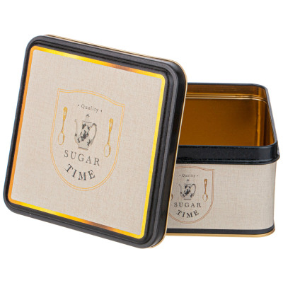 Емкость для хранения "ENGLISH BREAKFAST", 15,8х15,8х8,7см, 1,9 л AGNESS 949-061-1