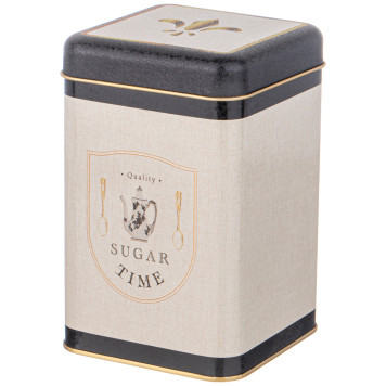 Набор емкостей для хранения "ENGLISH BREAKFAST" из 3-х штук, 10,5х10,5х16 см, 1,7л AGNESS 949-063-2