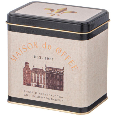 Набор емкостей для хранения "ENGLISH BREAKFAST" из 3-х штук, 8х12х12 см, 1л AGNESS 949-066-1