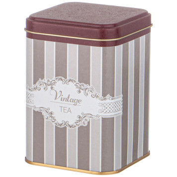 Набор емкостей для хранения "ELEGANCE" из 3-х штук, 9х9х12,5 см, 1л AGNESS 949-072-2