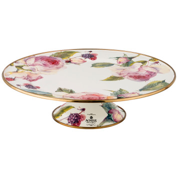 Тортовница , серия винтаж диаметр=30 см. высота=20 см. (кор=4шт.) AGNESS 950-031-1