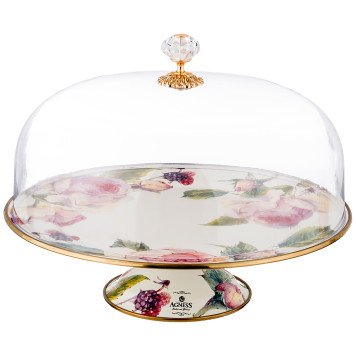 Тортовница , серия винтаж диаметр=30 см. высота=20 см. (кор=4шт.) AGNESS 950-031