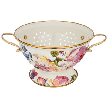 Дуршлаг эмалированный, серия винтаж, диаметр=20 см, высота=14 см. (кор=4шт.) AGNESS 950-039