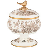 Сахарница эмалированная на ножке, серия ROYAL GARDEN 0,85л AGNESS 950-094