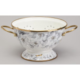 Дуршлаг эмалированный, серия яблоневый сад, 20см h=14см d=20см AGNESS 950-530