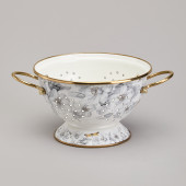 Дуршлаг эмалированный, серия яблоневый сад, 20см h=14см d=20см AGNESS 950-530