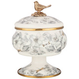 Сахарница эмалированная на ножке, серия яблоневый сад, 0,85л AGNESS 950-535