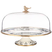 Тортовница с крышкой, серия яблоневый сад, диа.30см AGNESS 950-537