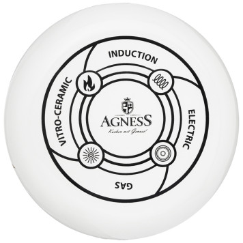 Чайник эмалированный , серия лимон 1,0л подходит для индукцион.плит AGNESS 950-557-2