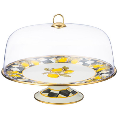 Тортовница с крышкой, серия лимон, диа.30см AGNESS 950-559