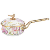 Ковш эмалированный, серия IRISES 14см/0,9л d=14 см длина=31см подходит для индукцион AGNESS 950-570