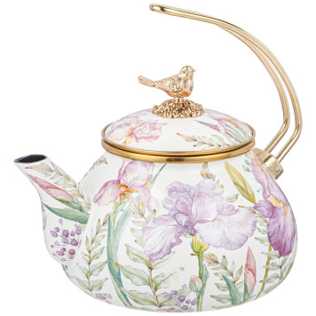 Чайник эмалированный , серия IRISES, 2,2л подходит для индукцион.плит AGNESS 950-576-1