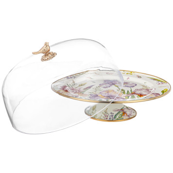 Тортовница с крышкой, серия IRISES, диа.30см AGNESS 950-579-1