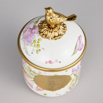 Банка для сыпучих продуктов , серия IRISES 9х9см, 500мл AGNESS 950-580-4