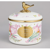 Банка для сыпучих продуктов , серия IRISES, 12 х 9см / 1,0л AGNESS 950-581