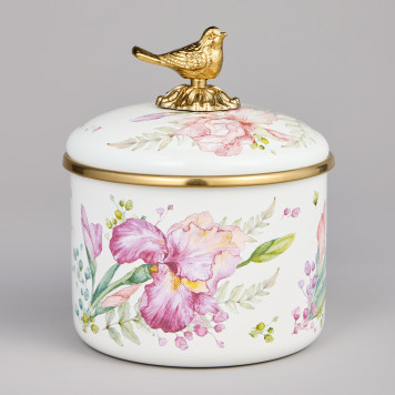 Банка для сыпучих продуктов , серия IRISES, 12 х 9см / 1,0л AGNESS 950-581-1