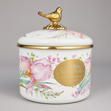 Банка для сыпучих продуктов , серия IRISES, 12 х 9см / 1,0л AGNESS 950-581-4