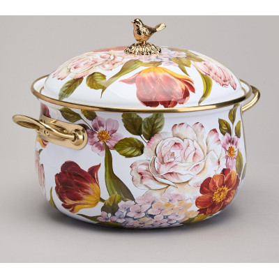 Кастрюля эмалированная с крышкой серия ФЛАНДРИЯ, 2,1л, диа.16см AGNESS 950-591-1