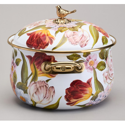 Кастрюля эмалированная с крышкой серия ФЛАНДРИЯ, 2,1л, диа.16см AGNESS 950-591-3