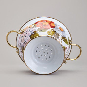 Дуршлаг эмалированный серия ФЛАНДРИЯ, 20см AGNESS 950-596-6