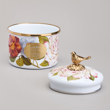 Банка для сыпучих продуктов , серия ФЛАНДРИЯ, 12х9см/ 1,0л AGNESS 950-599-1