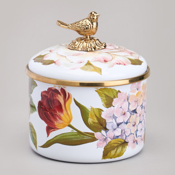 Банка для сыпучих продуктов , серия ФЛАНДРИЯ, 12х9см/ 1,0л AGNESS 950-599-2