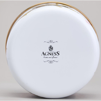 Банка для сыпучих продуктов , серия ФЛАНДРИЯ, 12х9см/ 1,0л AGNESS 950-599-6