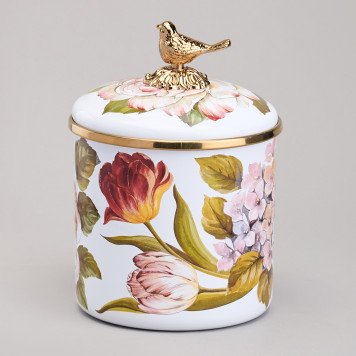 Банка для сыпучих продуктов , серия ФЛАНДРИЯ, 12х12см/ 1,2л AGNESS 950-600-1