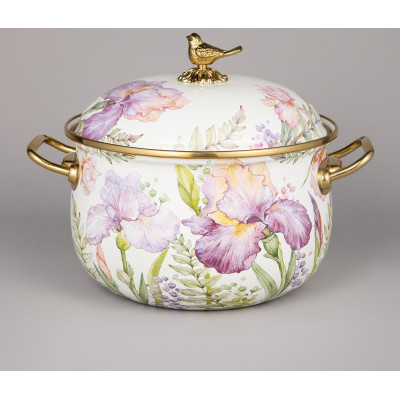 Набор кастрюль эмалированных серия "IRISES", 4пр. 2,1л и 3,8л AGNESS 950-603-5