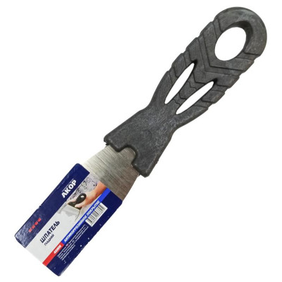 Шпатель гладкий 40мм с антикорр. покрытием 3805