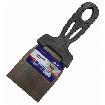 Шпатель гладкий 80мм с антикорр. покрытием 3829