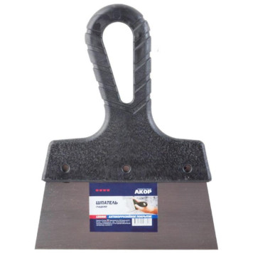 Шпатель гладкий 150мм с антикорр. покрытием 3843