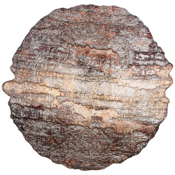 Блюдо "CROWN" brown 30см без упаковки (мал 4шт) АКСАМ 339-064