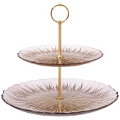 Этажерка 2х-ярусная "SUNRAYS" 21см/28см АКСАМ 339-298