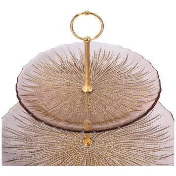 Этажерка 2х-ярусная "SUNRAYS" 21см/28см АКСАМ 339-298-1