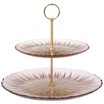 Этажерка 2х-ярусная "SUNRAYS" 21см/28см АКСАМ 339-298