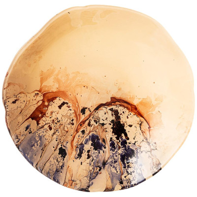 Блюдо "KRONOS" beige глубокое 30см АКСАМ 339-433